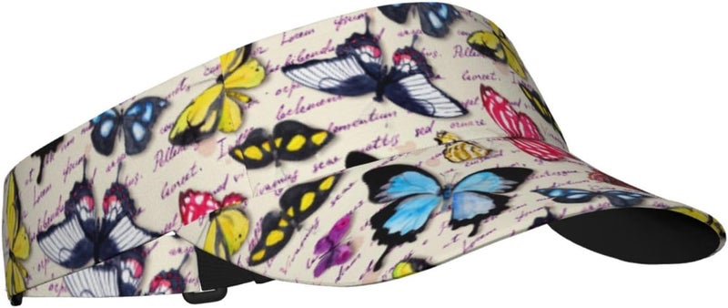 Gianlaima Sports Sun Visor Hats for Women Men Adjustable Lightweight Packable Sun Visor Hat Beach Pool Golf Tennis - Image 1